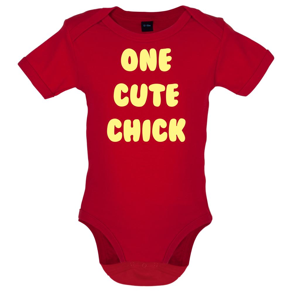 One Cute Chick  Baby T Shirt