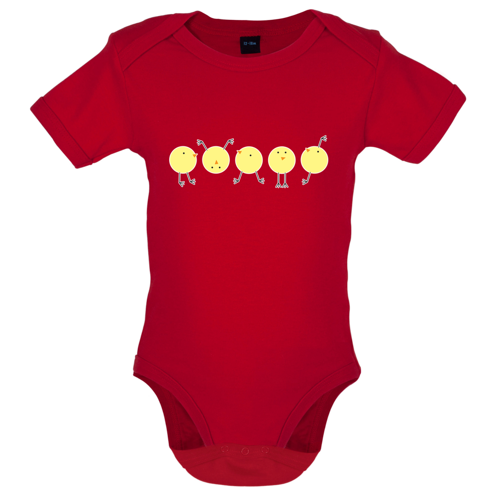 Yellow Chicks Baby T Shirt