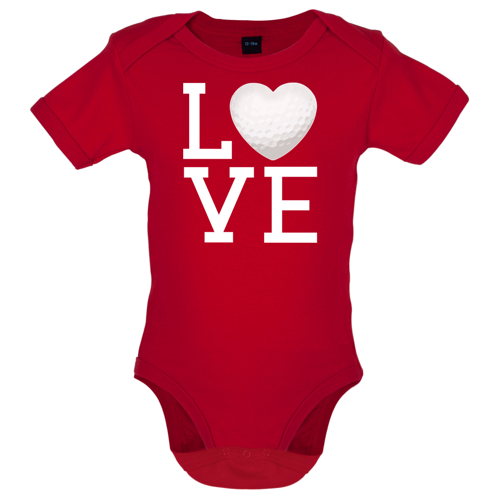 I Love Golf Baby T Shirt