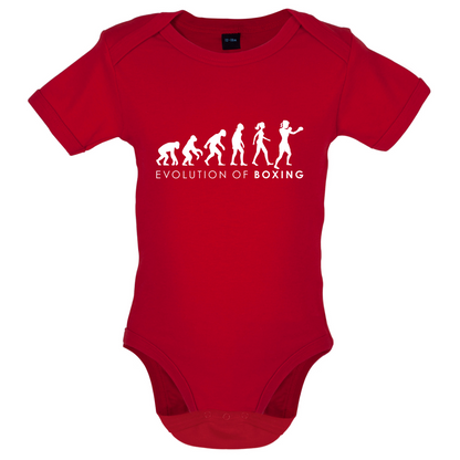 Evolution Of Woman Boxing Baby T Shirt