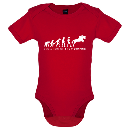 Evolution Of Woman Show Jumping Baby T Shirt