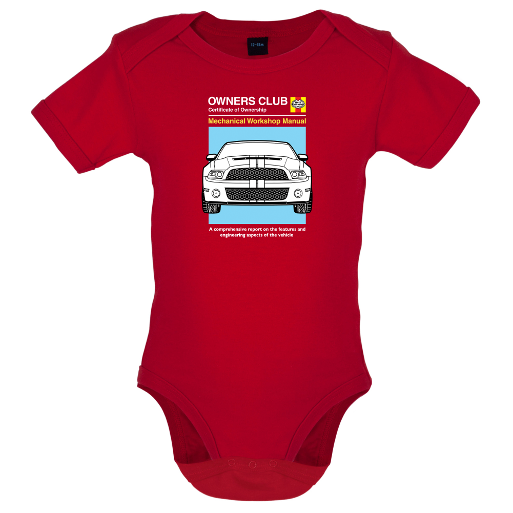 Car Owners Manual Mustang Mustang Baby T Shirt