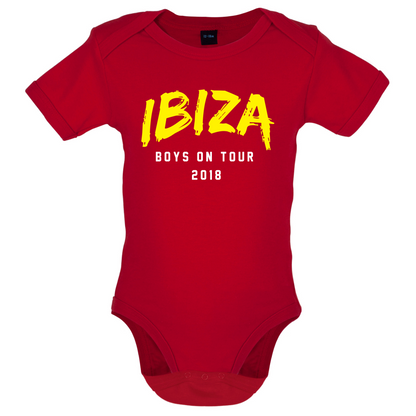 Boys On Tour Ibiza Baby T Shirt