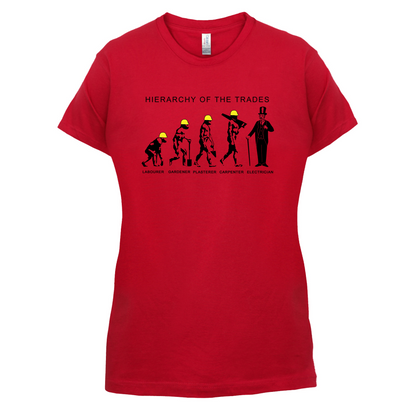 Hierarchy of Trades Electricians T Shirt