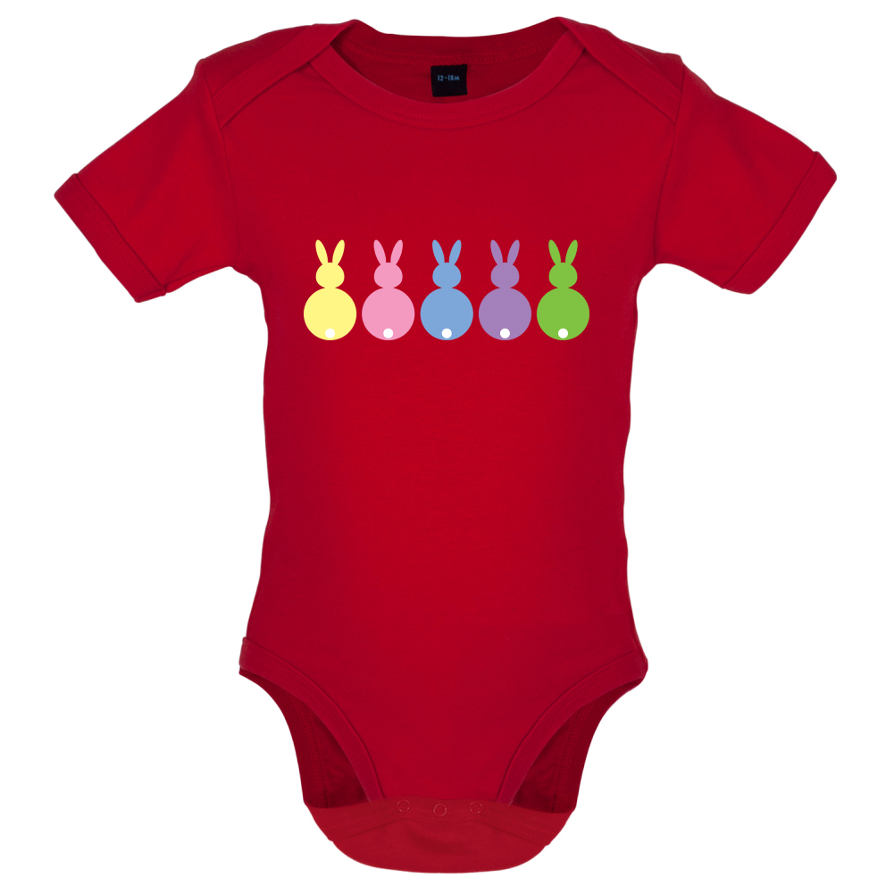 Multi Colour Easter Bunny's Baby T Shirt