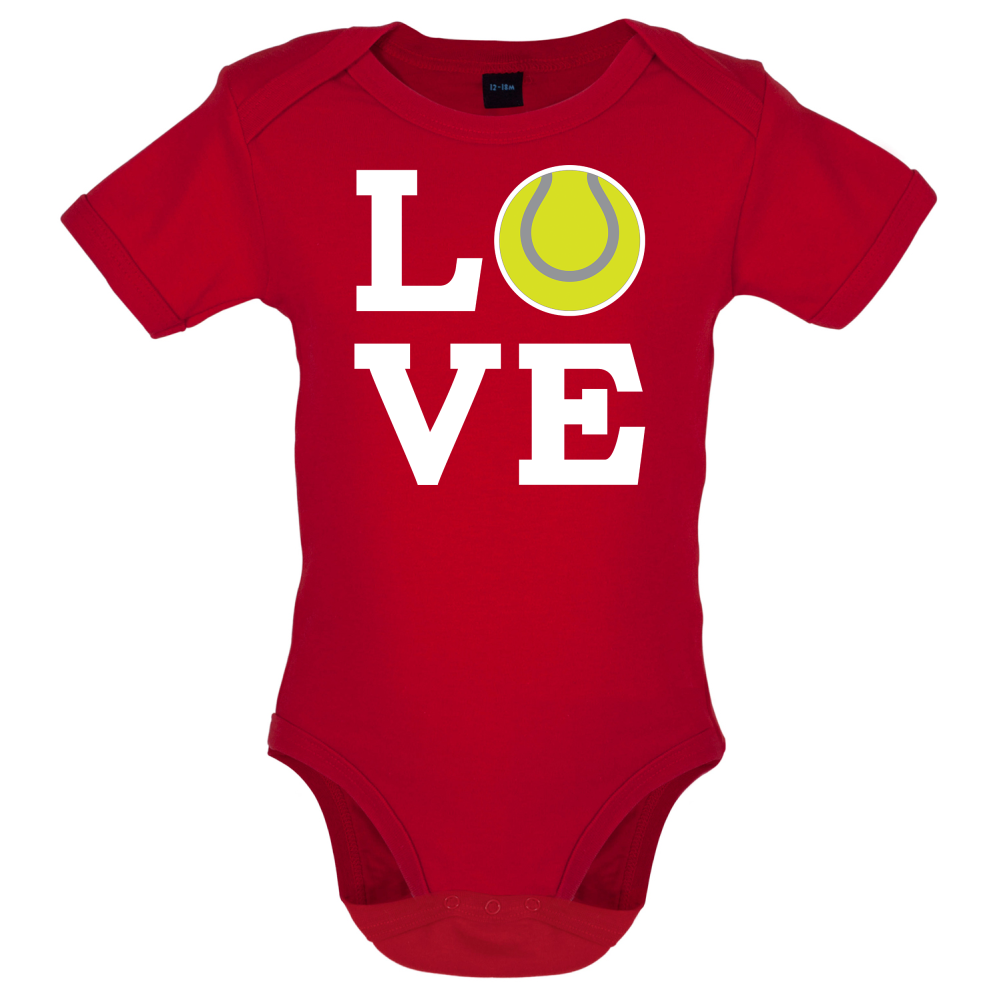 Love Tennis Baby T Shirt