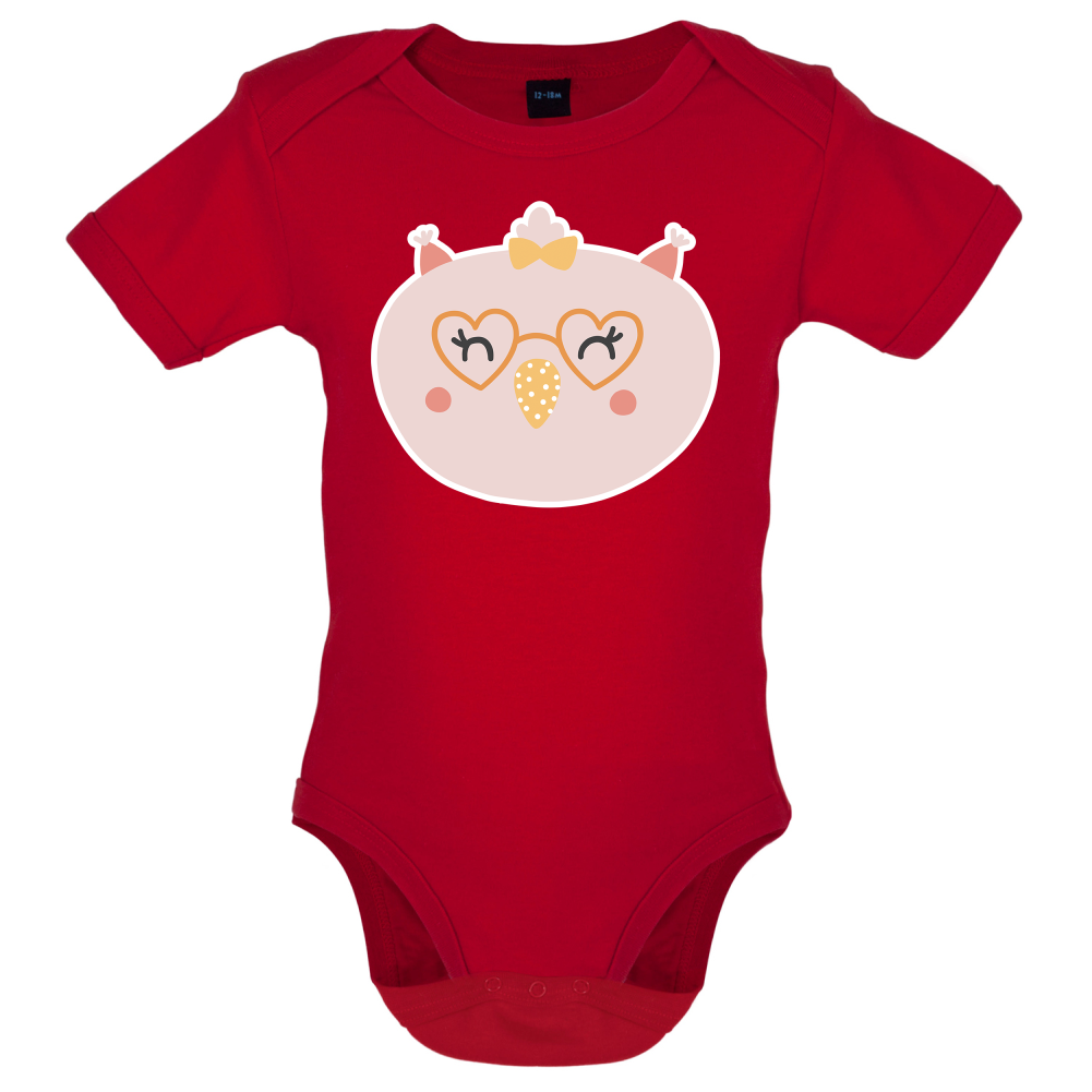 Smiley Face Chick Baby T Shirt