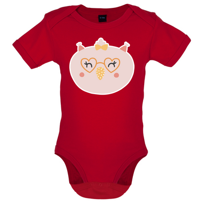 Smiley Face Chick Baby T Shirt