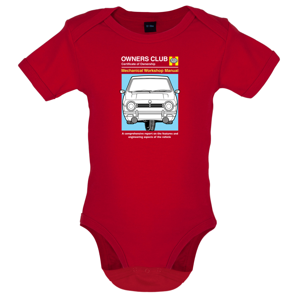 Car Owners Manual Reliant Robin Baby T Shirt