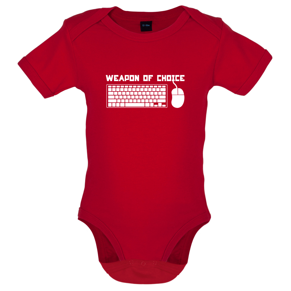 Weapon Of Choice PC Baby T Shirt