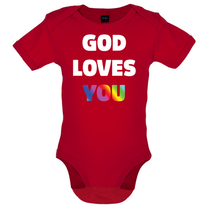 God Loves You Baby T Shirt
