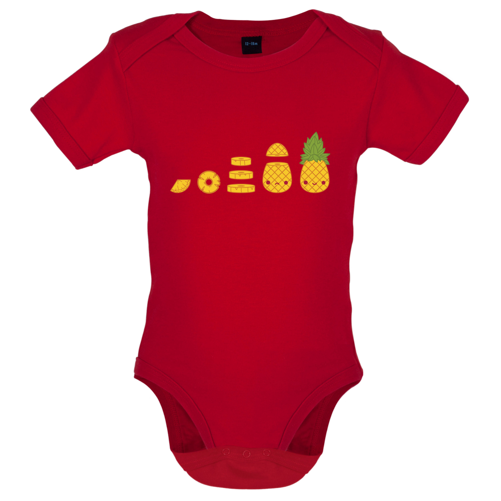 Evolution Of Pineapple Baby T Shirt