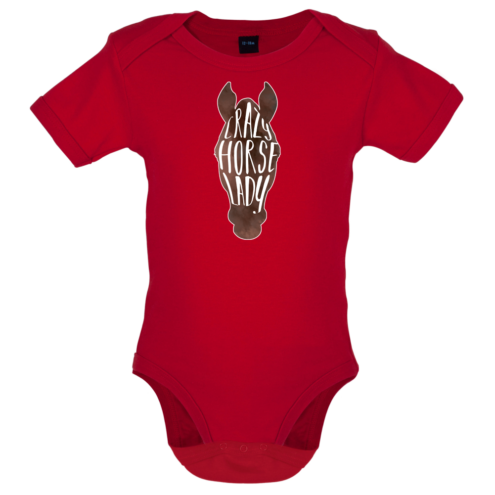 Crazy Horse Lady Baby T Shirt