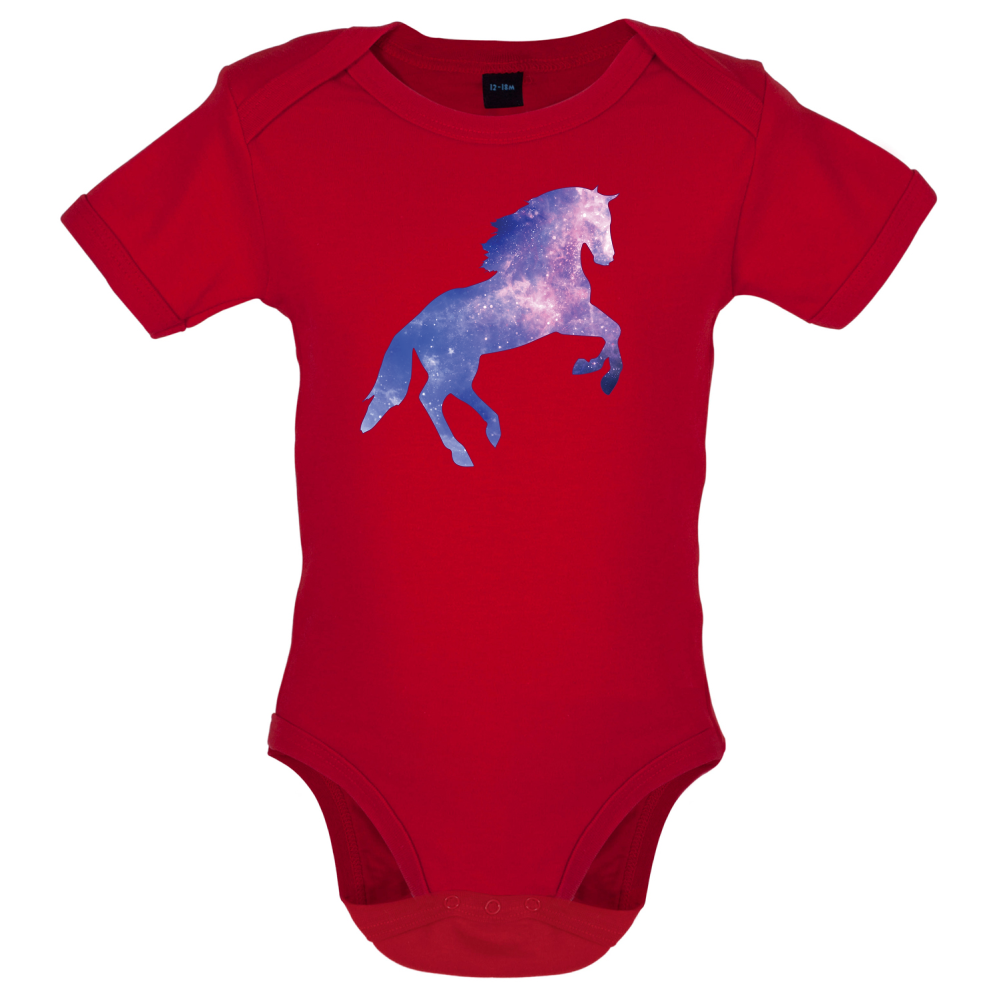 Galaxy Horse Baby T Shirt