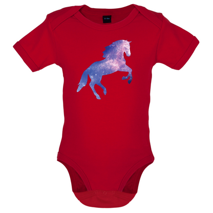 Galaxy Horse Baby T Shirt