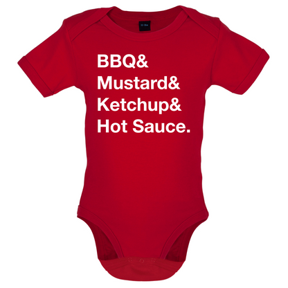 BBQ & Mustart & Ketchup Baby T Shirt