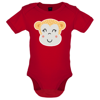 Smiley Face Monkey  Baby T Shirt