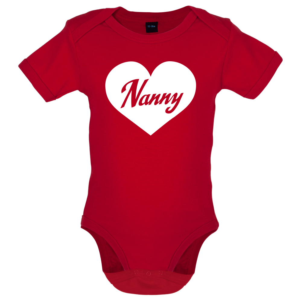 Heart Nanny Baby T Shirt