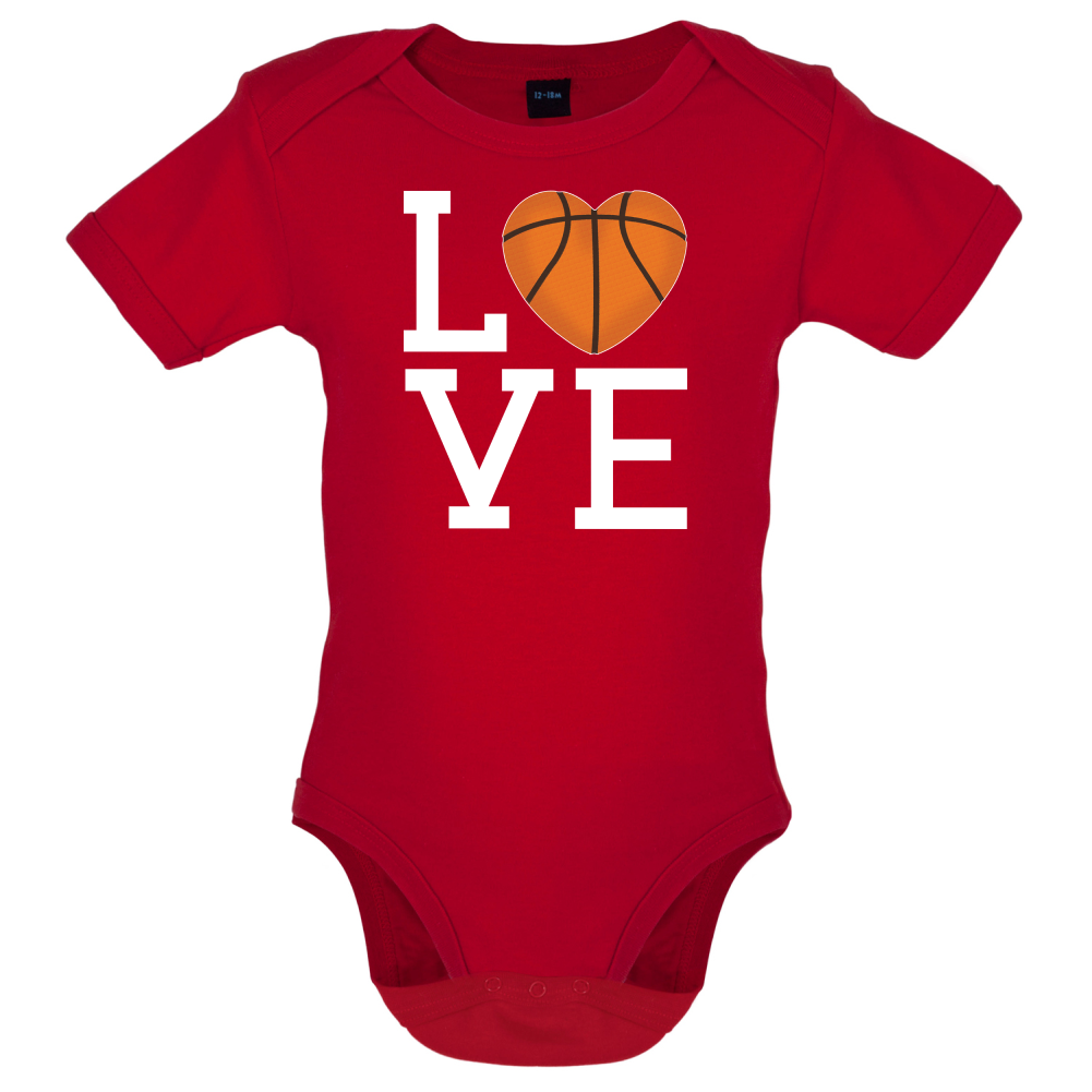 I Love Basketball  Baby T Shirt