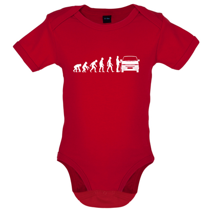 Evolution of Man T4 Campervan Baby T Shirt