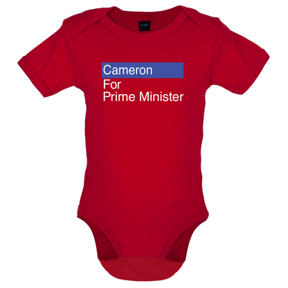 Cameron for Prime Minister Baby T Shirt