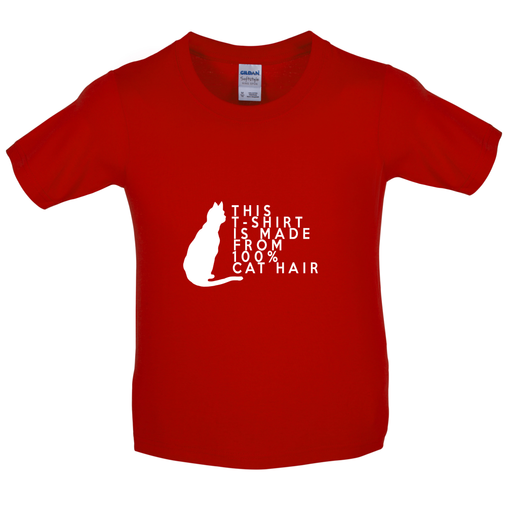 100% Made From Cat Hair Kids T Shirt