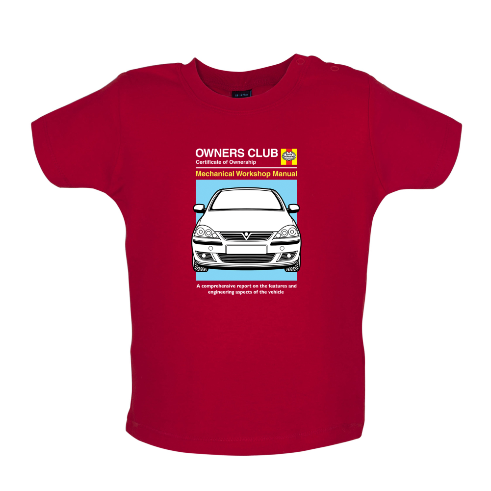 Car Owners Manual Corsa Baby T Shirt
