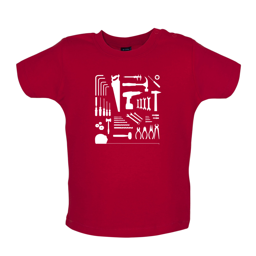 Tools Collage Baby T Shirt