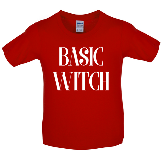 Basic Witch Kids T Shirt