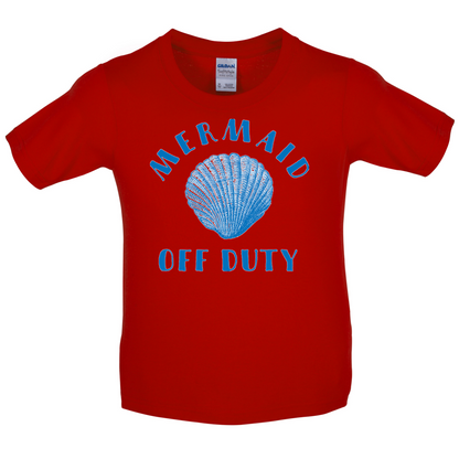 Off Duty Mermaid Kids T Shirt