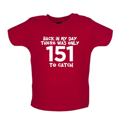 There was Only 151 To Catch Baby T Shirt