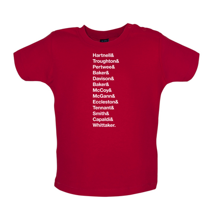 13 Doctors Baby T Shirt