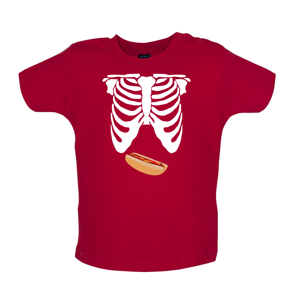 Hotdog Tummy Baby T Shirt