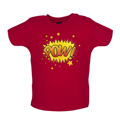 Pow! Word Art Baby T Shirt
