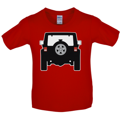 JW Black Rear Kids T Shirt