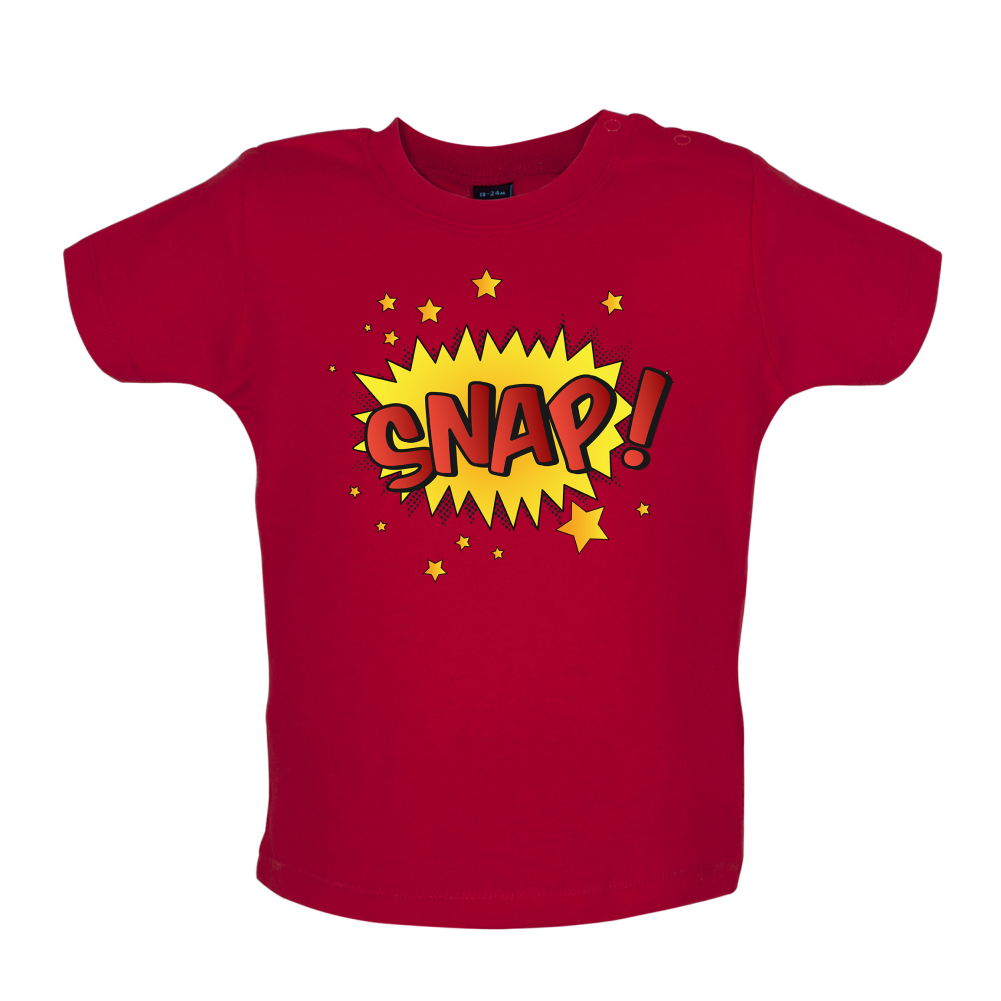 Snap! Word Art Baby T Shirt