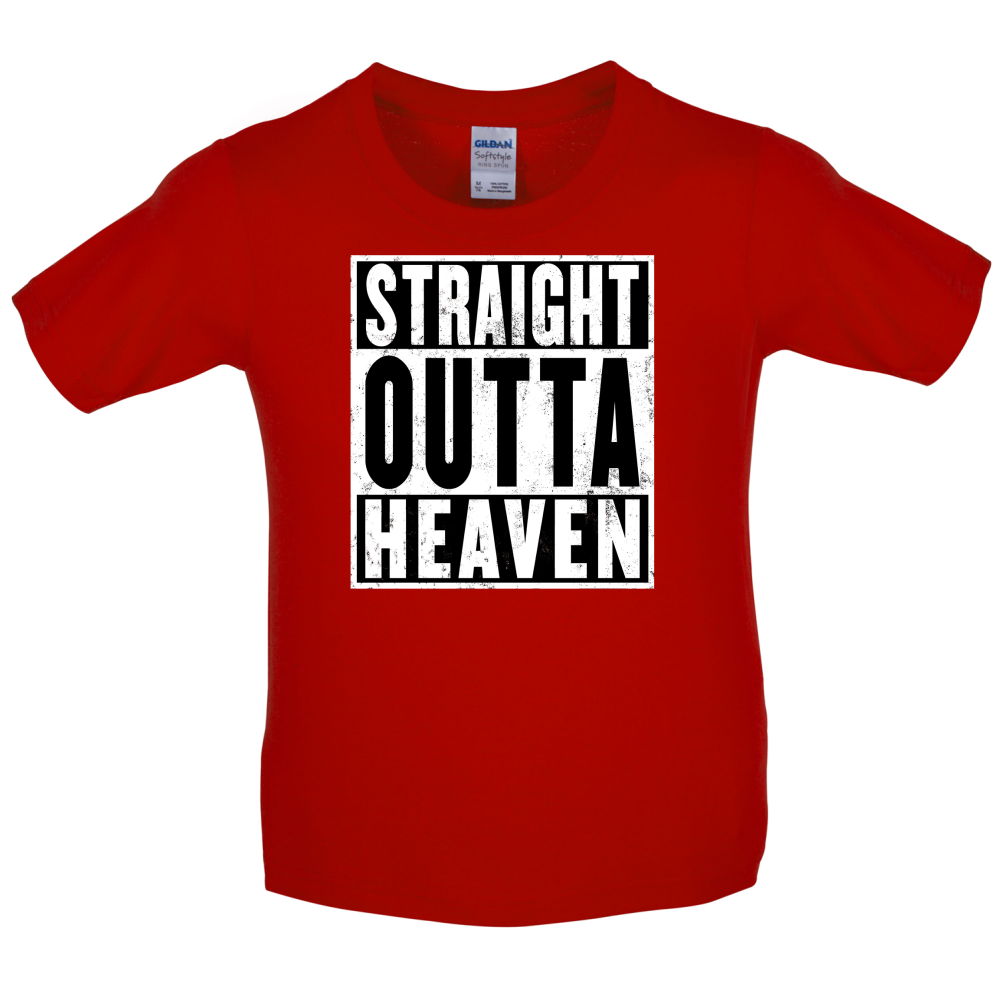 Straight Outta Heaven Kids T Shirt