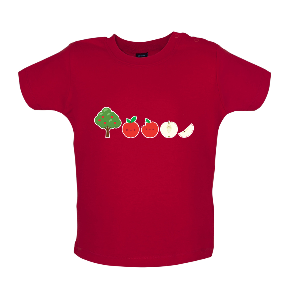 Evolution Of Apple Baby T Shirt