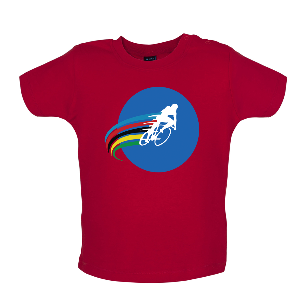 Cycling Stripes Baby T Shirt