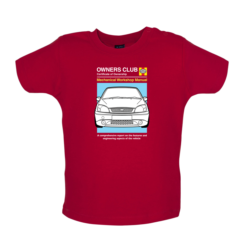 Car Owners Manual Ford Fiesta Baby T Shirt