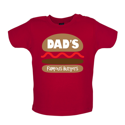 Dad's Famous Burgers Baby T Shirt