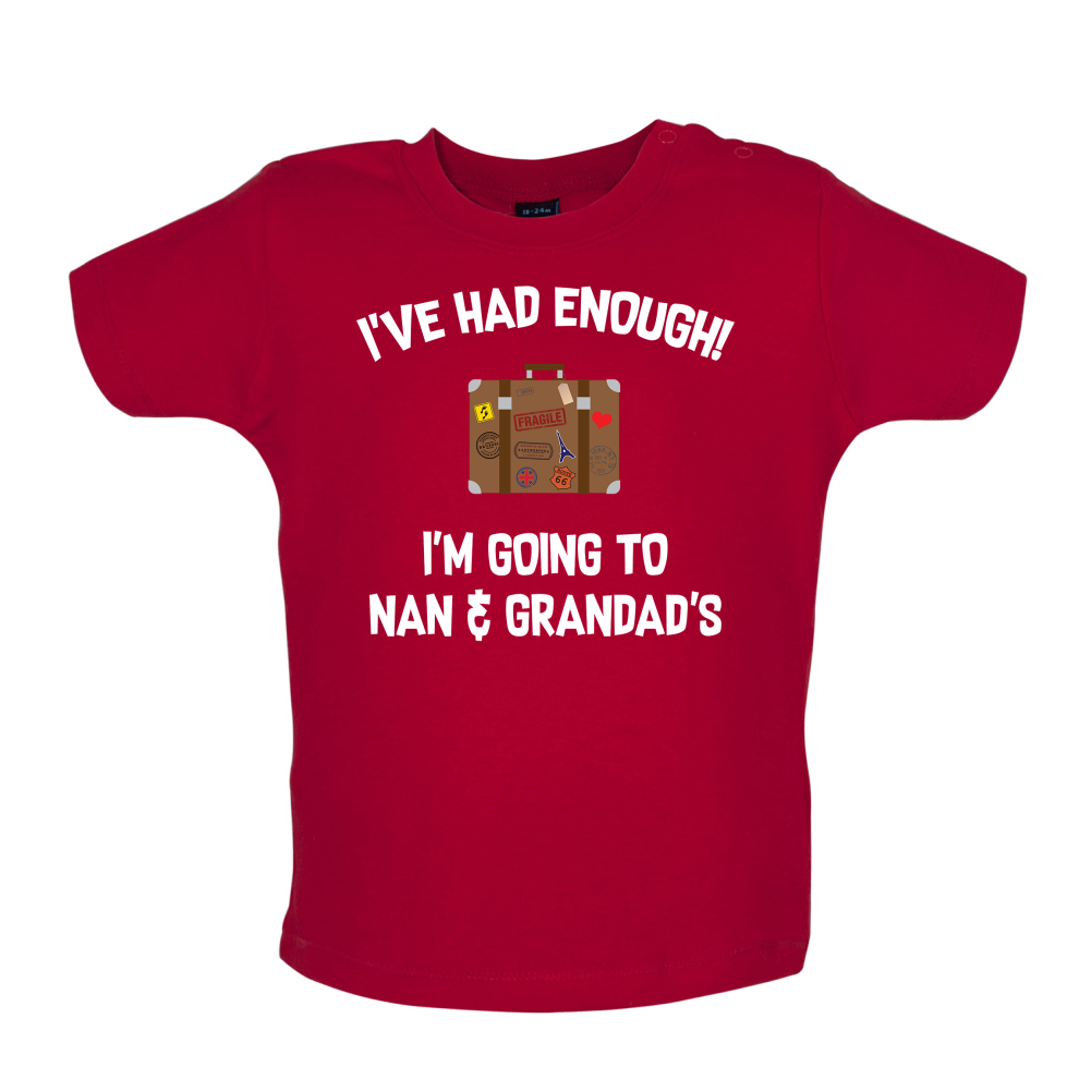 I'm Going To Nan And Grandad's Baby T Shirt