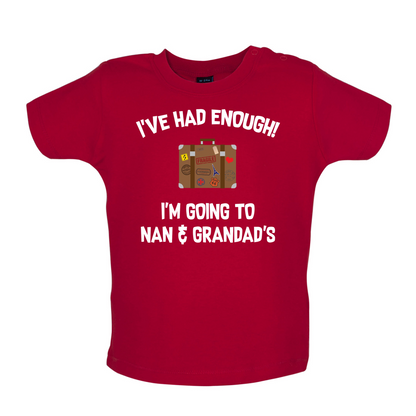 I'm Going To Nan And Grandad's Baby T Shirt