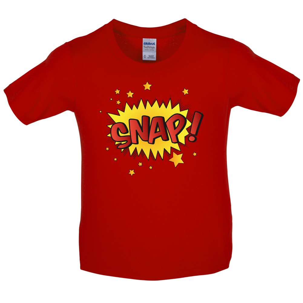 Snap! Word Art Kids T Shirt