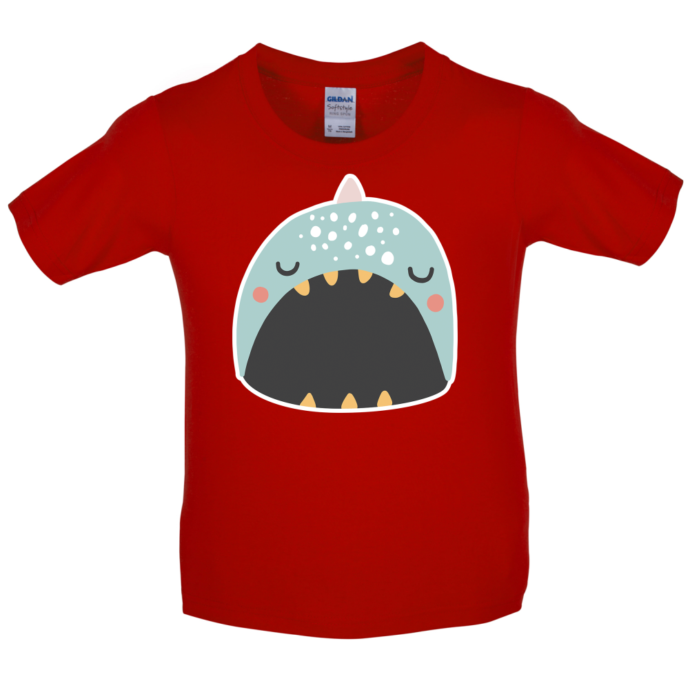 Smiley Face Narwhal Kids T Shirt