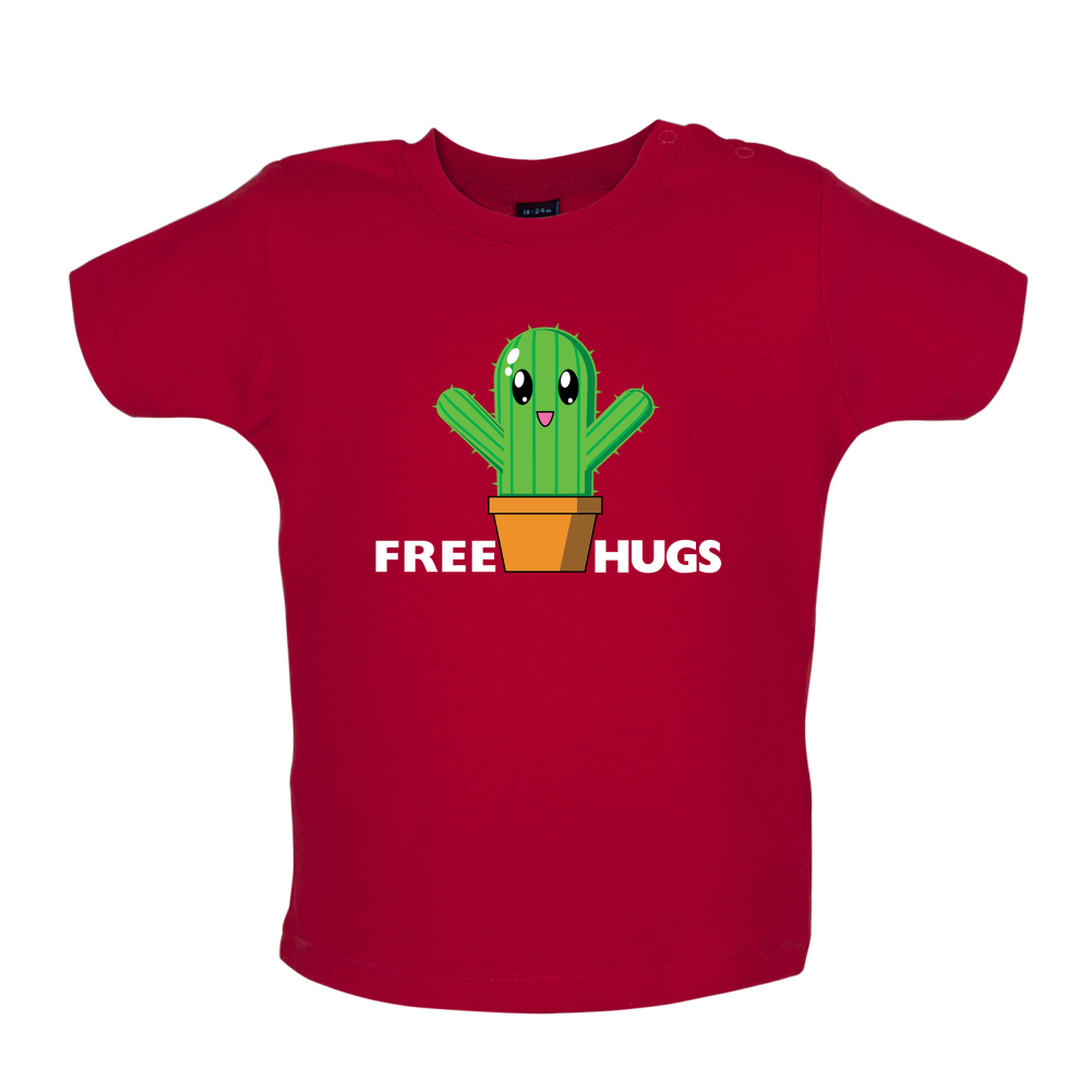 Free Cactus Hugs Baby T Shirt