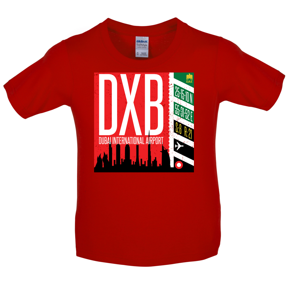 Dubai Airport Kids T Shirt
