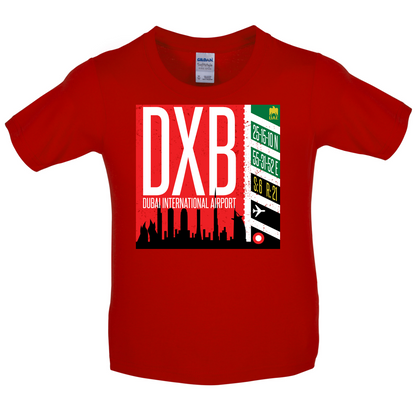 Dubai Airport Kids T Shirt