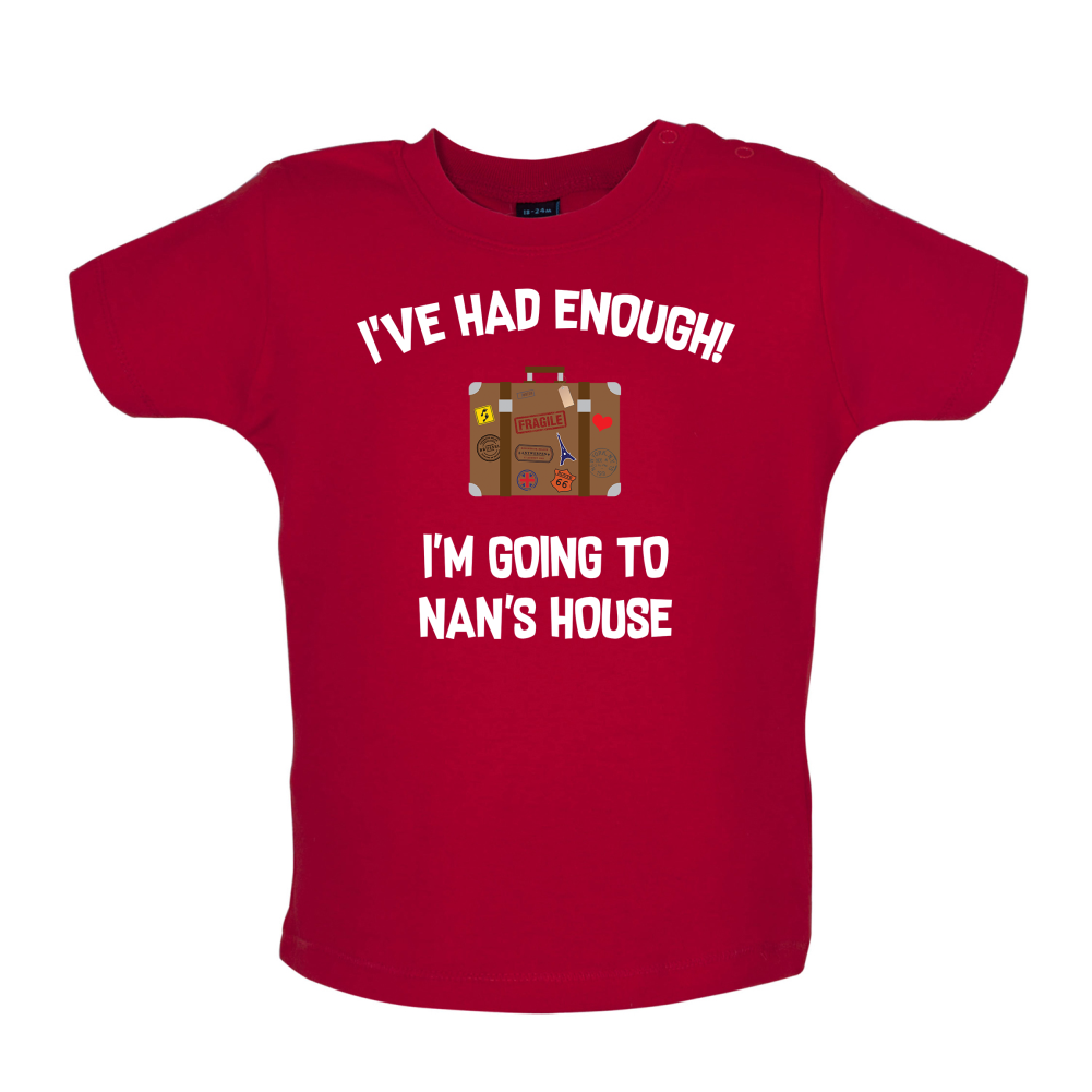 I'm Going To Nan's House Baby T Shirt