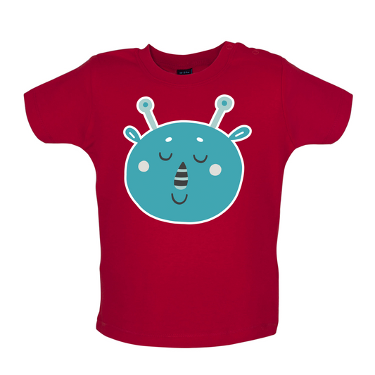 Smiley Face Martian Mrs T Shirt